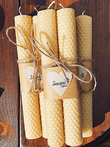 Honeycomb Beeswax Taper Set